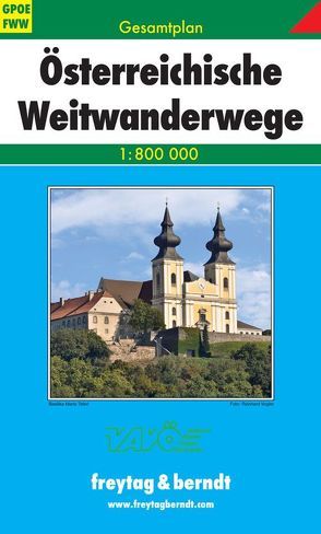 Österreichische Weitwanderwege, Weitwanderkarte 1:800.000