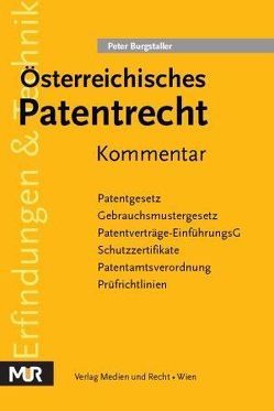 Österreichisches Patentrecht von Burgstaller,  Peter