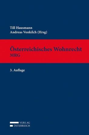 Österreichisches Wohnrecht – MRG von Hausmann,  Till, Vonkilch,  Andreas