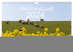 Ostfriesland – Ein Jahr in Bildern (Wandkalender 2024 DIN A4 quer), CALVENDO Monatskalender von Bollich,  Heidi