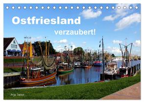Ostfriesland verzaubert! (Tischkalender 2024 DIN A5 quer), CALVENDO Monatskalender von Sucker,  Anja