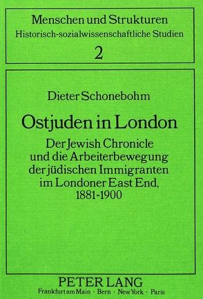 Ostjuden in London von Schonebohm,  Dieter