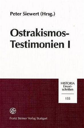 Ostrakismos-Testimonien I von Siewert,  Peter