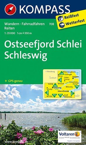 KOMPASS Wanderkarte Ostseefjord Schlei, Schleswig von KOMPASS-Karten GmbH