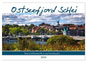 Ostseefjord Schlei (Wandkalender 2024 DIN A2 quer), CALVENDO Monatskalender von Jackisch,  Ute