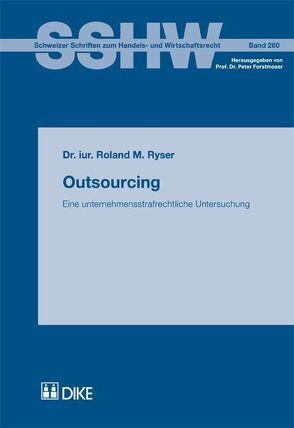 Outsourcing von Ryser,  Roland M