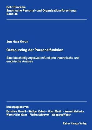 Outsourcing der Personalfunktion von Kwon,  Jun Hwa