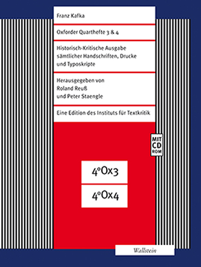 Oxforder Quarthefte 3 & 4 von Kafka,  Franz, Reuss,  Roland, Staengle,  Peter