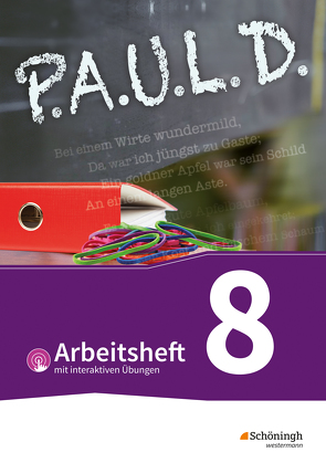 P.A.U.L. D. – Persönliches Arbeits- und Lesebuch Deutsch – Für Gymnasien und Gesamtschulen – Bisherige Ausgabe von Aland,  Sabine, Apel,  Markus, Bartoldus,  Thomas, Diekhans,  Johannes, Fuchs,  Michael, Gehlen,  Lukas, Greiff-Lüchow,  Sandra, Herrmann,  Dietrich, Pohl,  Martin, Radke,  Frank, Rieso,  Alexandra, Rojahn,  Siegfried G., Schünemann,  Luzia, Schwake,  Timotheus, Sigge,  Achim, Wölke,  Alexandra, Zurwehme,  Martin