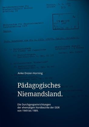 Pädagogisches Niemandsland. von Dreier-Horning,  Anke