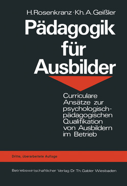 Pädagogik für Ausbilder von Rosenkranz,  Hans