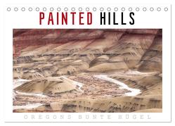 PAINTED HILLS – Oregons bunte Hügel (Tischkalender 2024 DIN A5 quer), CALVENDO Monatskalender von Pechmann,  Reiner