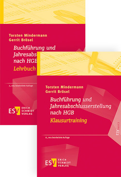 Paket aus den zwei Büchern: Buchführung und Jahresabschlusserstellung nach HGB – Lehrbuch und Buchführung und Jahresabschlusserstellung nach HGB – Klausurtraining von Brösel,  Gerrit, Mindermann,  Torsten