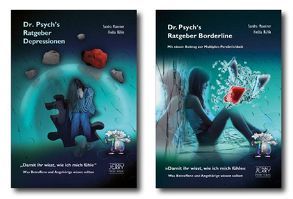 Paket: Dr. Psych’s Ratgeber Depressionen und Dr. Psych’s Ratgeber Borderline von Dr. Maxeiner,  Sandra, Rühle,  Hedda