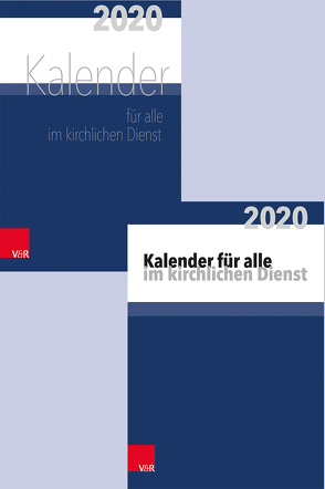 Paket Kalender und Tischkalender für alle im kirchlichen Dienst von Behrends,  Heinz