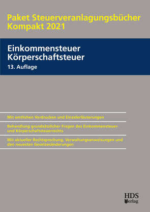 Paket Steuerveranlagungsbücher Kompakt 2021 von Arndt,  Thomas, Perbey,  Uwe