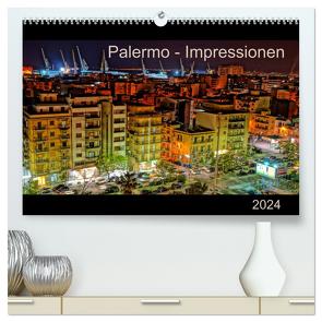 Palermo – Impressionen (hochwertiger Premium Wandkalender 2024 DIN A2 quer), Kunstdruck in Hochglanz