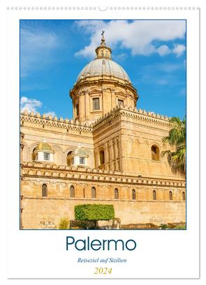 Palermo – Reiseziel auf Sizilien (Wandkalender 2024 DIN A2 hoch), CALVENDO Monatskalender von Schwarze,  Nina