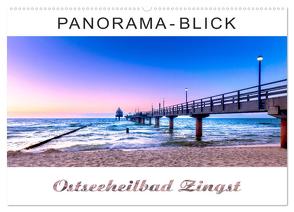 Panorama-Blick Ostseeheilbad Zingst (Wandkalender 2024 DIN A2 quer), CALVENDO Monatskalender von Dreegmeyer,  Andrea