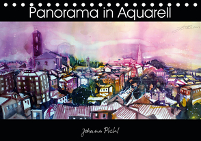 Panorama in Aquarell (Tischkalender 2021 DIN A5 quer) von Pickl,  Johann