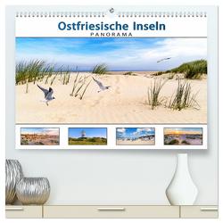 PANORAMA – Ostfriesische Inseln (hochwertiger Premium Wandkalender 2024 DIN A2 quer), Kunstdruck in Hochglanz von Dreegmeyer,  Andrea