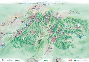 Panoramakarte Ennepe-Ruhr-Kreis von Kusserow,  Nadine