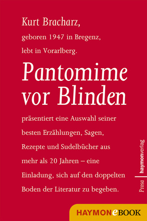 Pantomime vor Blinden von Bracharz,  Kurt