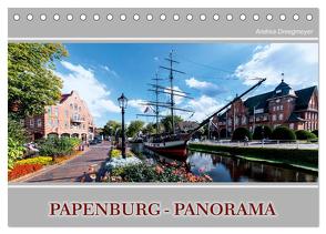 Papenburg-Panorama (Tischkalender 2024 DIN A5 quer), CALVENDO Monatskalender von Dreegmeyer,  Andrea