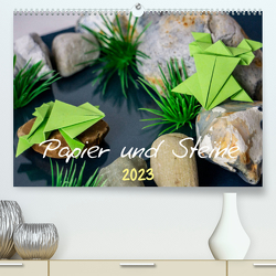 Papier und Steine (Premium, hochwertiger DIN A2 Wandkalender 2023, Kunstdruck in Hochglanz) von schwarzhippie