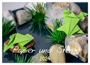 Papier und Steine (Wandkalender 2024 DIN A2 quer), CALVENDO Monatskalender von schwarzhippie,  schwarzhippie