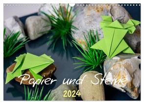 Papier und Steine (Wandkalender 2024 DIN A3 quer), CALVENDO Monatskalender von schwarzhippie,  schwarzhippie