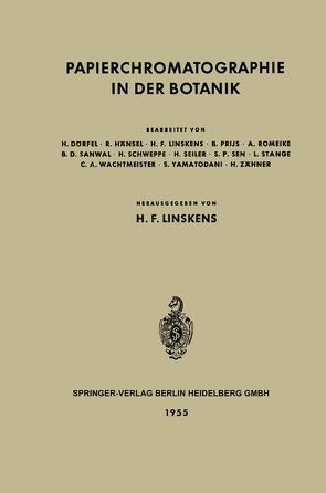 Papierchromatographie in der Botanik von Doerfel,  Helmut, Linskens,  Hans F.