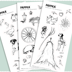 PAPPKA® Stickerset von MuseKind®,  GmbH