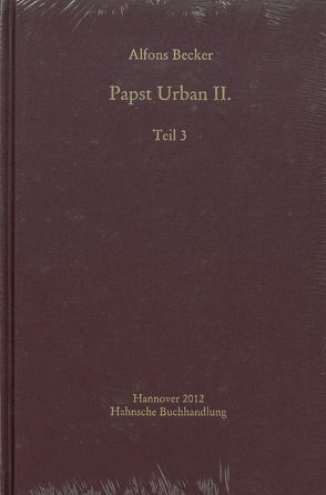 Papst Urban II. von Becker,  Alfons