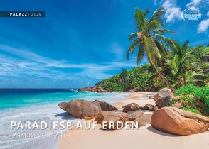 Paradiese auf Erden 2024 – Bildkalender 70×50 cm – Natur & Landschaft – hochwertiger Wandkalender XXL im Querformat – Posterkalender