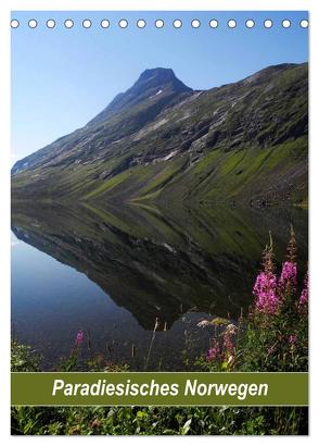 Paradiesisches Norwegen (Tischkalender 2024 DIN A5 hoch), CALVENDO Monatskalender von Pons,  Andrea