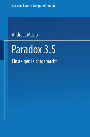 Paradox 3.5 von Maslo,  Andreas