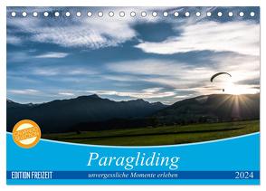 Paragliding – unvergessliche Momente erleben (Tischkalender 2024 DIN A5 quer), CALVENDO Monatskalender von Frötscher - moments in air,  Andy