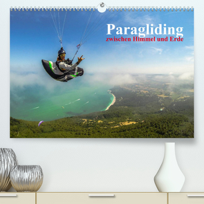 Paragliding – zwischen Himmel und Erde (Premium, hochwertiger DIN A2 Wandkalender 2023, Kunstdruck in Hochglanz) von Frötscher - moments in air,  Andy