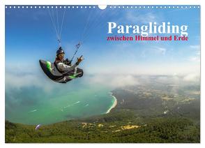 Paragliding – zwischen Himmel und Erde (Wandkalender 2024 DIN A3 quer), CALVENDO Monatskalender von Frötscher - moments in air,  Andy