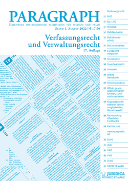 Paragraph – Verfassungs- und Verwaltungsrecht von Leitl-Staudinger,  Barbara