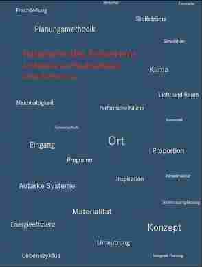 Parameter des Entwerfens : Architektur und Nachhaltigkeit von Steffan,  Claus