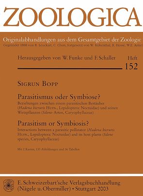 Parasitismus oder Symbiose?  = Parasitism or Symbiosis? von Bopp,  Sigrun