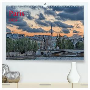 Paris (hochwertiger Premium Wandkalender 2024 DIN A2 quer), Kunstdruck in Hochglanz von Leonhardy,  Thomas