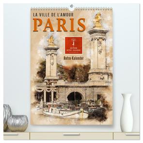 Paris – la Ville de l’amour (hochwertiger Premium Wandkalender 2024 DIN A2 hoch), Kunstdruck in Hochglanz von Roder,  Peter