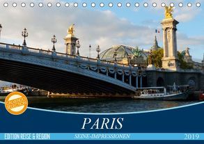 Paris Seine-Impressionen (Tischkalender 2019 DIN A5 quer) von Kruse,  Gisela