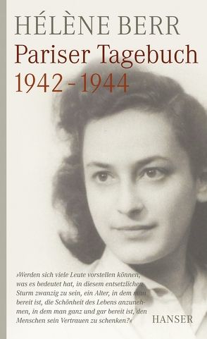 Pariser Tagebuch 1942-1944 von Berr,  Hélène, Edl,  Elisabeth, Modiano,  Patrick