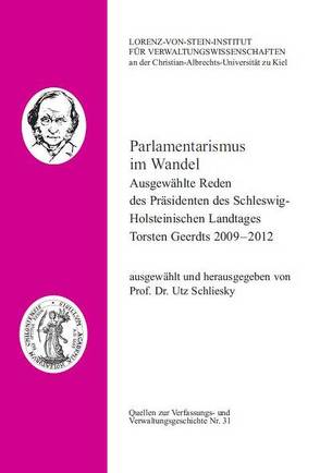 Parlamentarismus im Wandel von Schliesky,  Utz