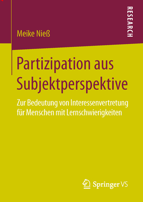 Partizipation aus Subjektperspektive von Nieß,  Meike