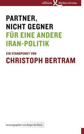 Partner, nicht Gegner von Bertram,  Christoph